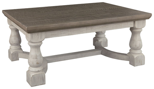 Havalance - Gray / White - Rectangular Cocktail Table - JaxCo Furniture