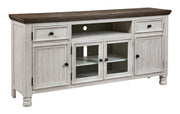 Havalance - Brown / Beige - Extra Large TV Stand - 4 Doors - JaxCo Furniture