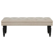Marsha - 52" Upholstered Entryway Accent Bench - Latte - JaxCo Furniture