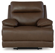 Vonryan - Tobacco - Power Recliner / Adj Headrest - JaxCo Furniture