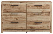 Hyanna - Tan Brown - Six Drawer Dresser - JaxCo Furniture