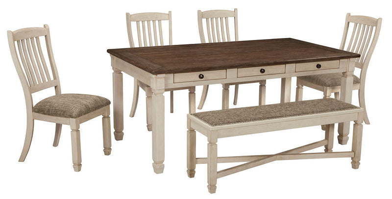 Bolanburg - Rectangular Dining Table Set - JaxCo Furniture