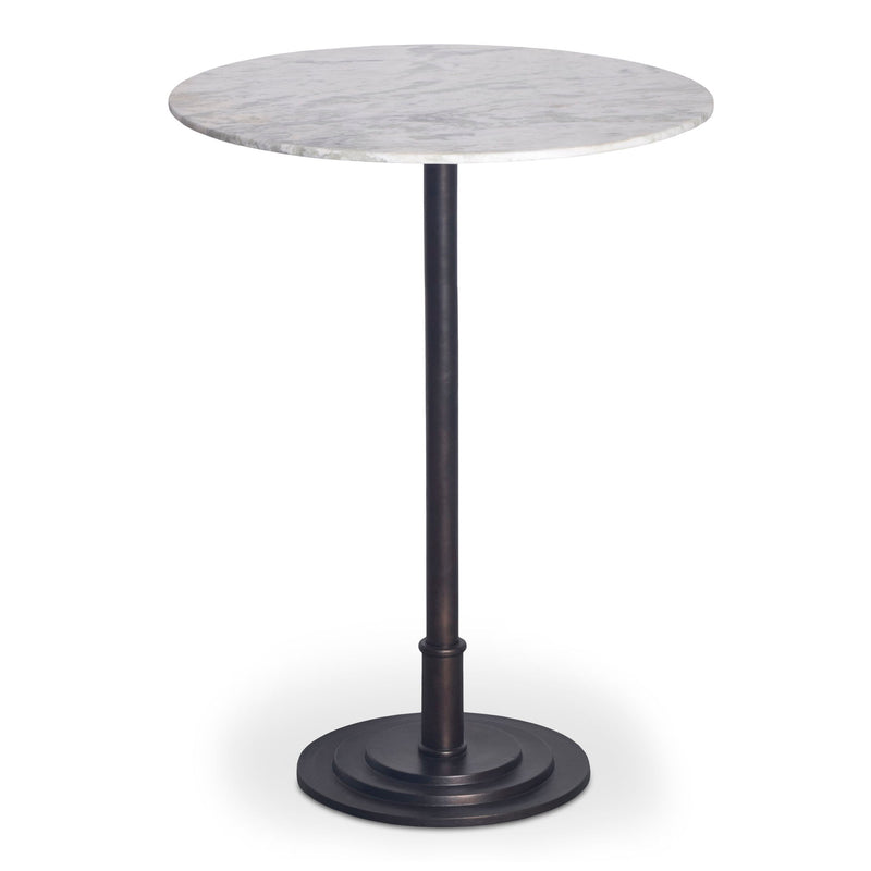 Tori - Outdoor Bar Table - White Marble - JaxCo Furniture