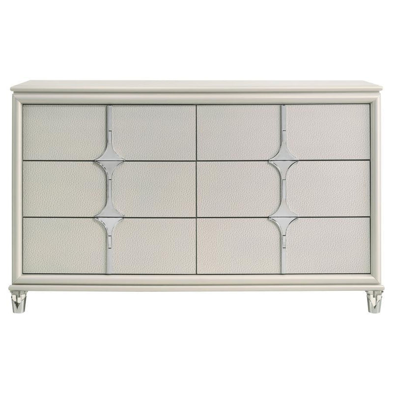 Olivia - 6-Drawer Dresser - JaxCo Furniture