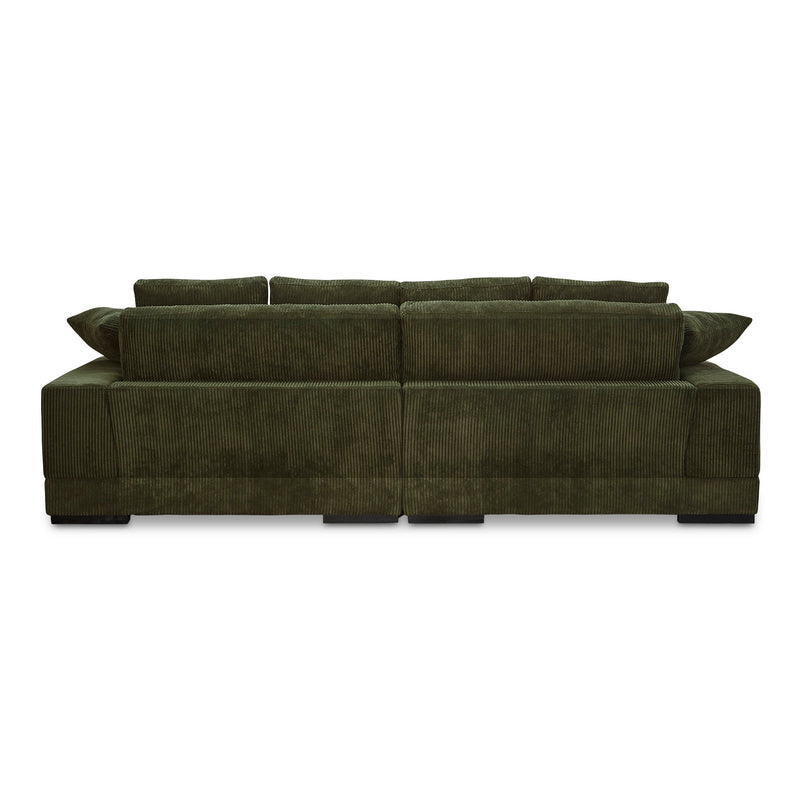 Plunge - Sectional - Dark Green - JaxCo Furniture