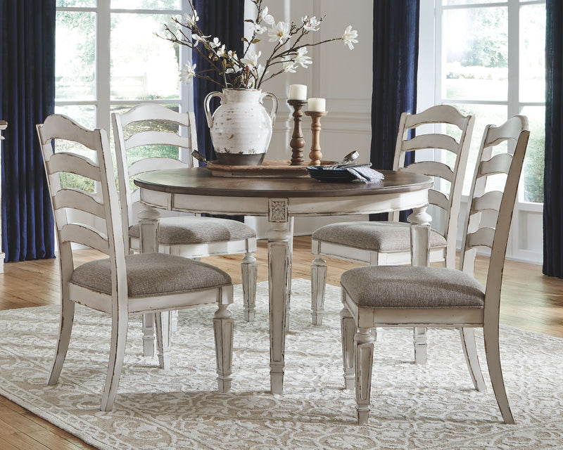 Realyn - Oval Dining Table Set - JaxCo Furniture