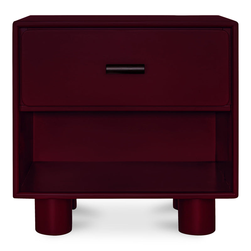 Jolene - Accent Nightstand - Red - JaxCo Furniture