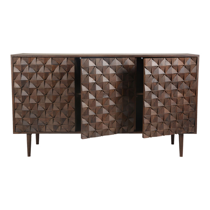 Pablo - 3 Door Sideboard - Brown - JaxCo Furniture