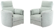 Radius - Power Swivel Glider Recliner (Set of 2) - JaxCo Furniture