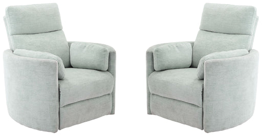 Radius - Power Swivel Glider Recliner (Set of 2) - JaxCo Furniture
