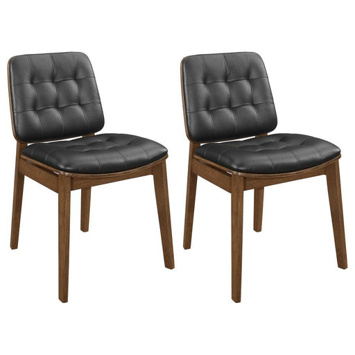 Redbridge - Upholstered Dining Side Chair (Set of 2) - Walnut - JaxCo Furniture