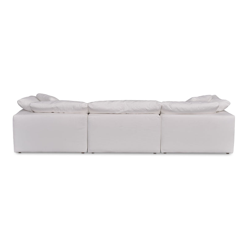 Clay - Performance Fabric Modular Sofa - White - JaxCo Furniture