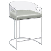 Thermosolis - Clear Acrylic Chair (Set of 2) - JaxCo Furniture
