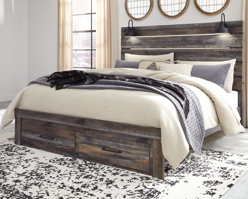 Drystan - Panel Bed - JaxCo Furniture