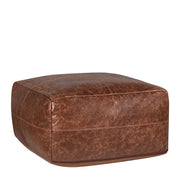 Poufs - Leather Pouf - JaxCo Furniture