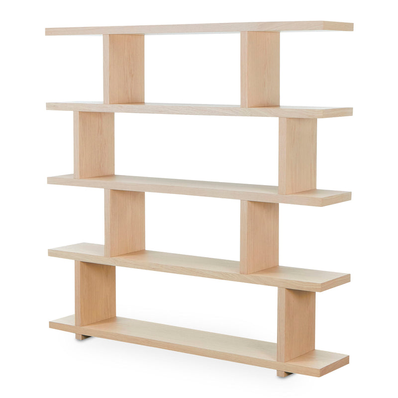 Miri - Large Shelf - White Wash Oak - JaxCo Furniture