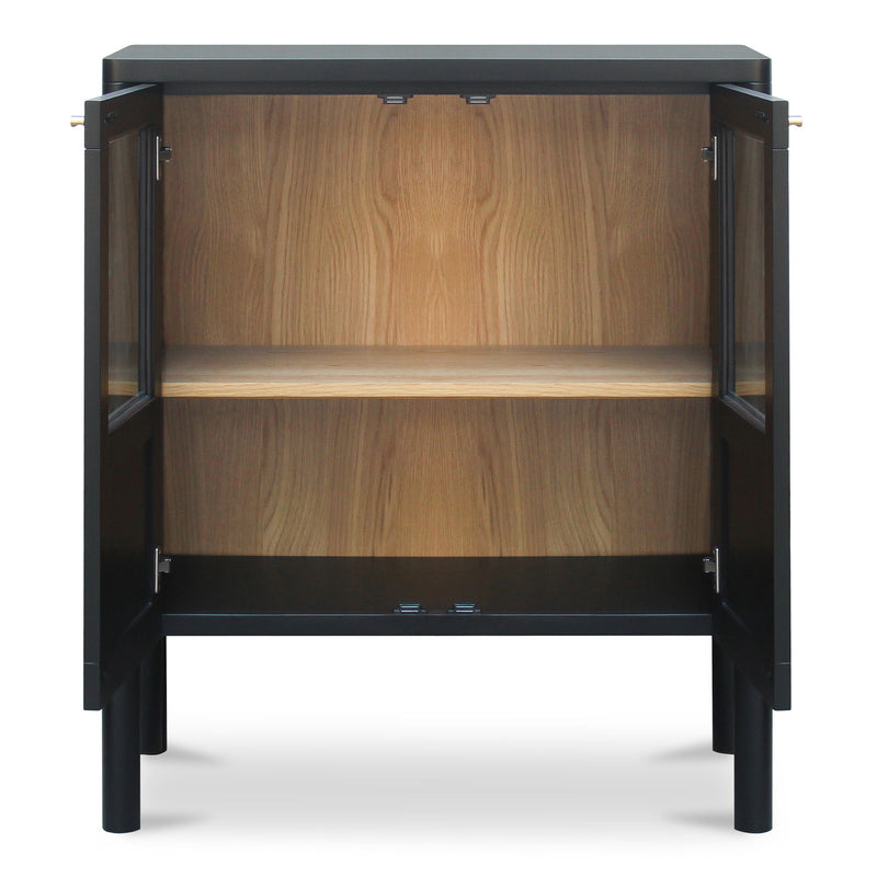 Hannah - Display Cabinet - Black - JaxCo Furniture