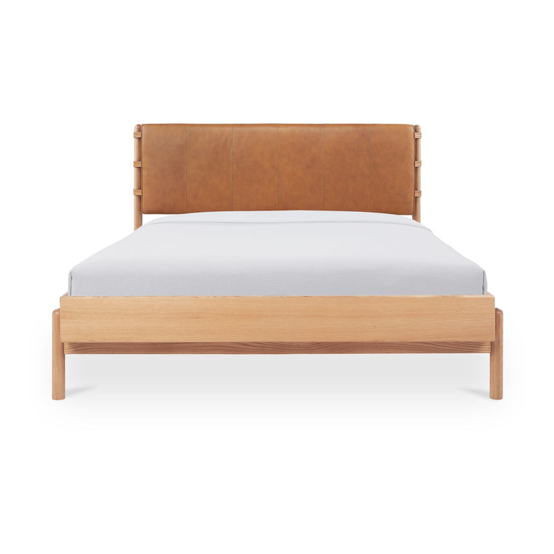 Colby - Queen Bed - Camel - JaxCo Furniture
