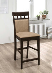 Gabriel - Closed Back Counter Chair (Set of 2) - Cappuccino - JaxCo Furniture