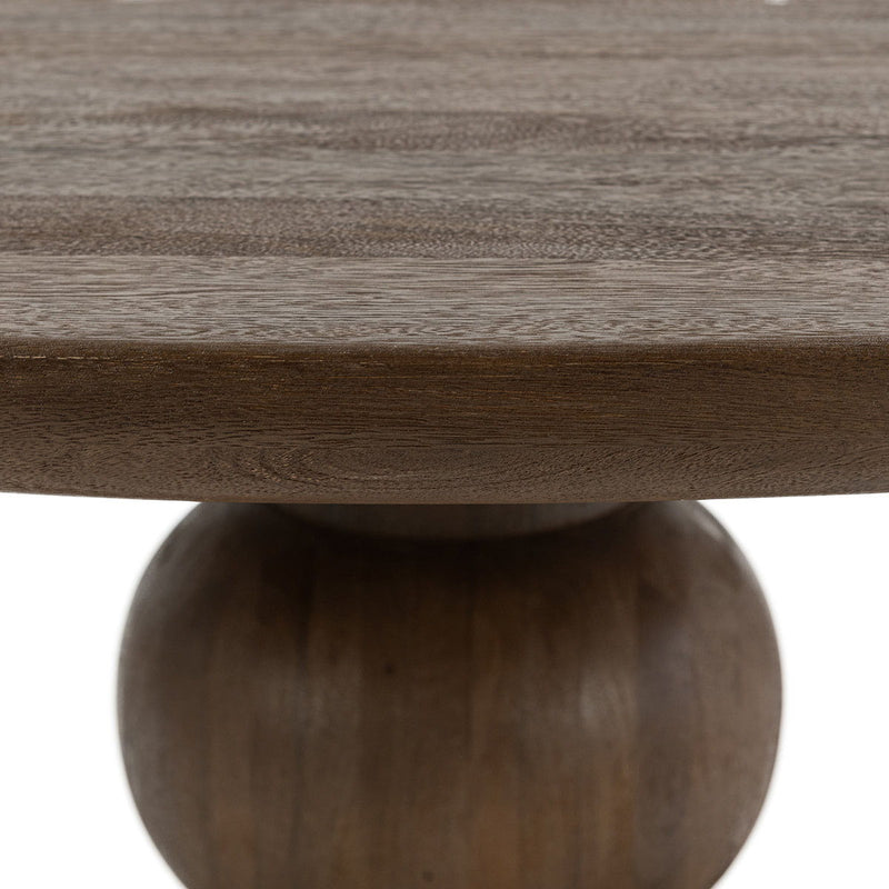 Hera - Mango Wood 60" Round Dining Table - JaxCo Furniture
