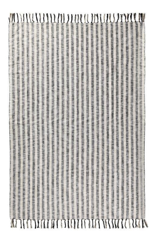 Throws - TC Linna Throw - Natural/Black - JaxCo Furniture