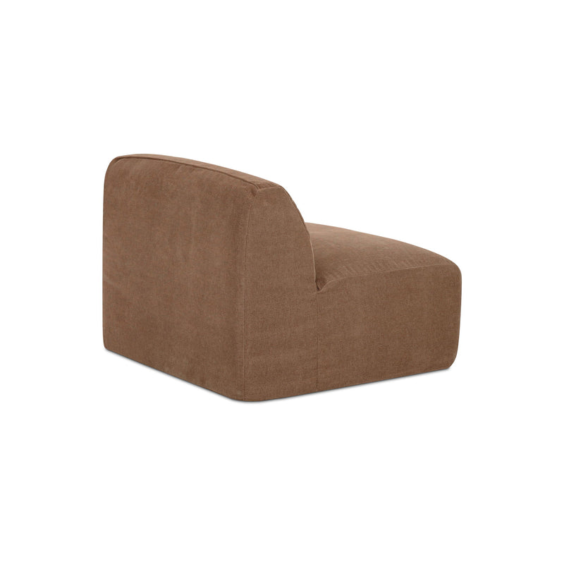 Isla - Armless Chair - Light Brown - JaxCo Furniture