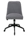 Kinsley - Swivel Upholstered Desk Chair - Dark Gray - JaxCo Furniture