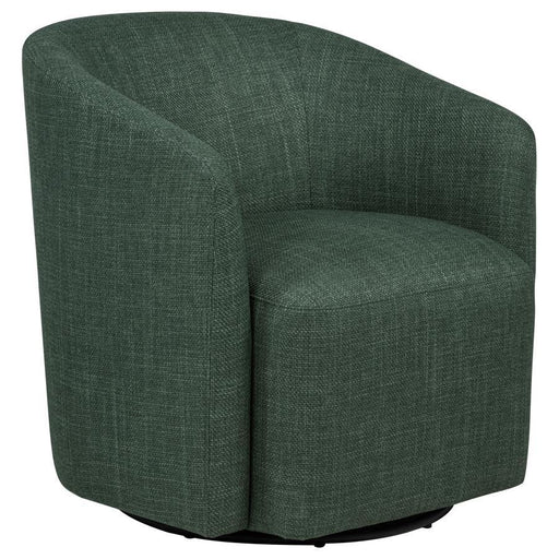 Mossbrook - Fabric Upholstered Swivel Accent Chair - JaxCo Furniture
