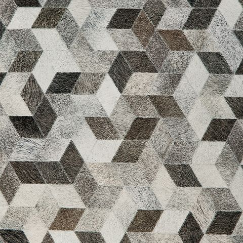 Albermarle - Gray / Brown - Pouf - JaxCo Furniture