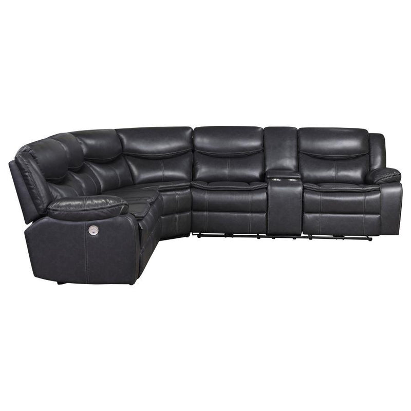 Sycamore - Upholstered Power Reclining Sectional Sofa - JaxCo Furniture