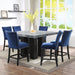 Camila - Square Counter Dining Set - Gray Top - JaxCo Furniture