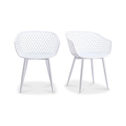 Piazza - Outdoor Chair (Set of 2) - White - JaxCo Furniture