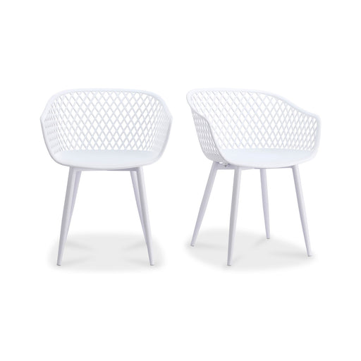 Piazza - Outdoor Chair Chair (Set of 2) - White - JaxCo Furniture