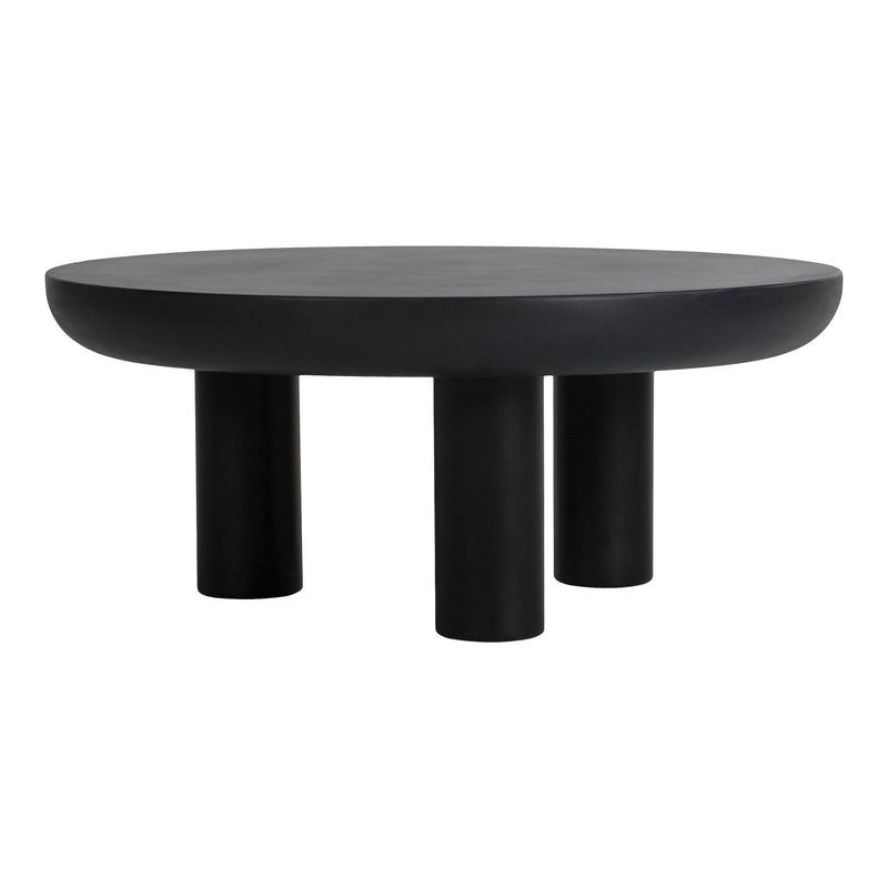 Rocca - Cement Coffee Table - Black - JaxCo Furniture