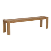Tempo - Outdoor Dining Bench - Light Brown - JaxCo Furniture