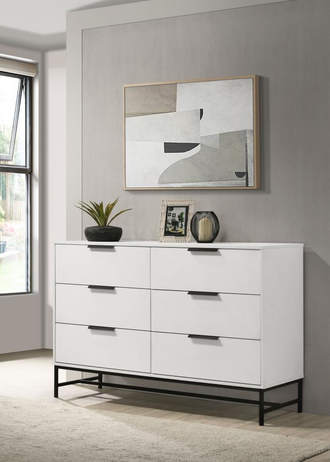 Sonora - 6-Drawer Dresser - JaxCo Furniture