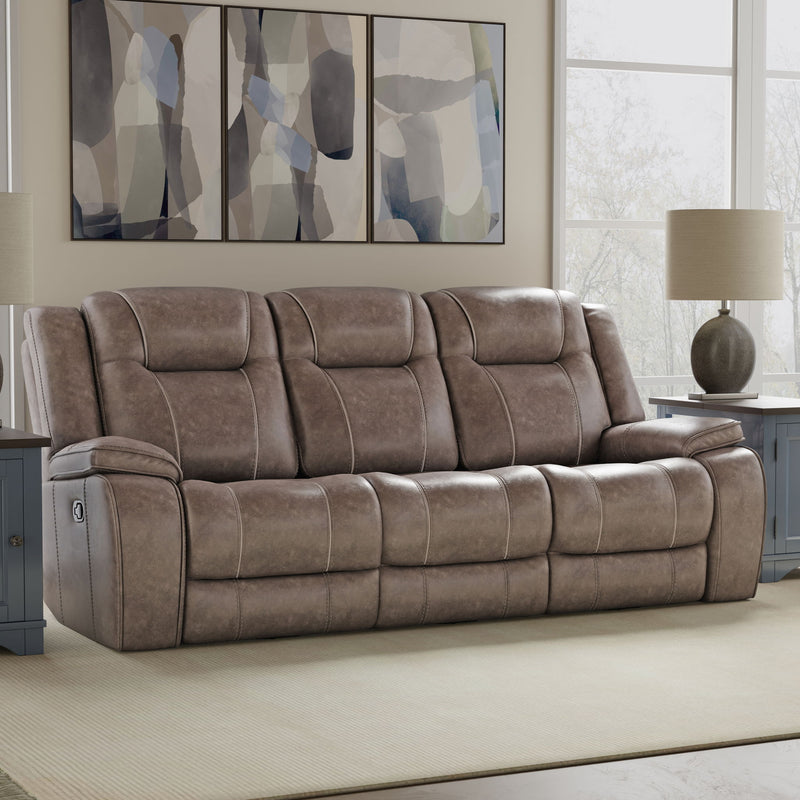 Blake - Reclining Sofa - Desert Taupe - JaxCo Furniture