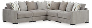 Aslan Court - Sectional With Ottoman Set - JaxCo Furniture