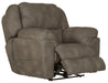 Flynn - Power Lay Flat Recliner With Power Adjustable Headrest & Lumbar And Dual Heat & Massage - Fig - JaxCo Furniture