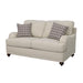 Glenn - Upholstered English Arm Loveseat - Light Gray - JaxCo Furniture