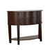 Diane - 2-Drawer Demilune Entryway Console Table - Cappuccino - JaxCo Furniture