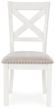 Robbinsdale - Antique White - Dining Upholstered Side Chair (Set of 2) - JaxCo Furniture