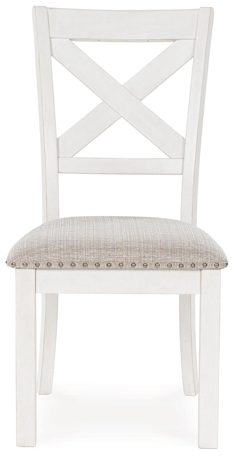 Robbinsdale - Antique White - Dining Upholstered Side Chair (Set of 2) - JaxCo Furniture