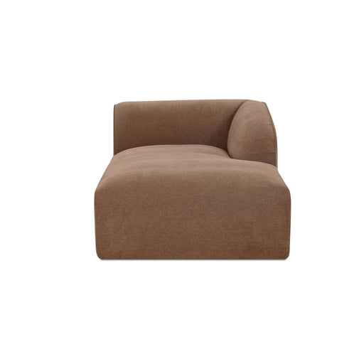 Isla - Right Arm Facing Chaise - Light Brown - JaxCo Furniture