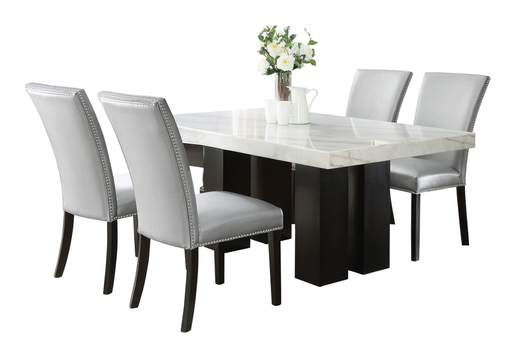 Camila - Rectangular Dining Set - White Top - JaxCo Furniture