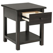Payne - 1 Drawers Wood End Table with Shelf - JaxCo Furniture