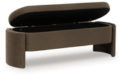 Vavuniya - Brown - Storage Bench - JaxCo Furniture