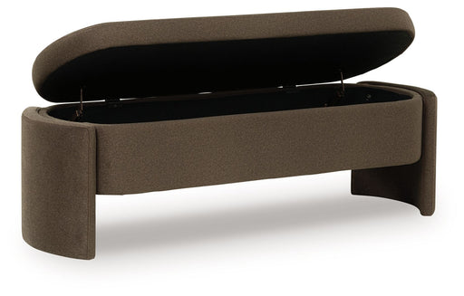 Vavuniya - Brown - Storage Bench - JaxCo Furniture