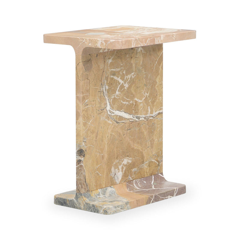 Delaney - Marble Rectangle Accent Table - JaxCo Furniture
