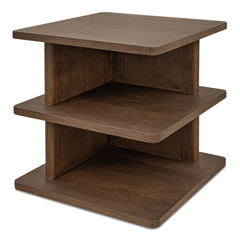 Casey - Side Table - Dark Brown - JaxCo Furniture